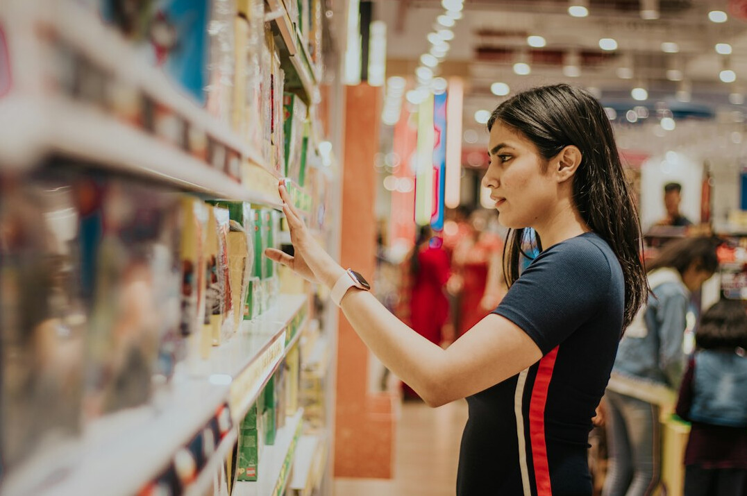 store manager reviewing footage
