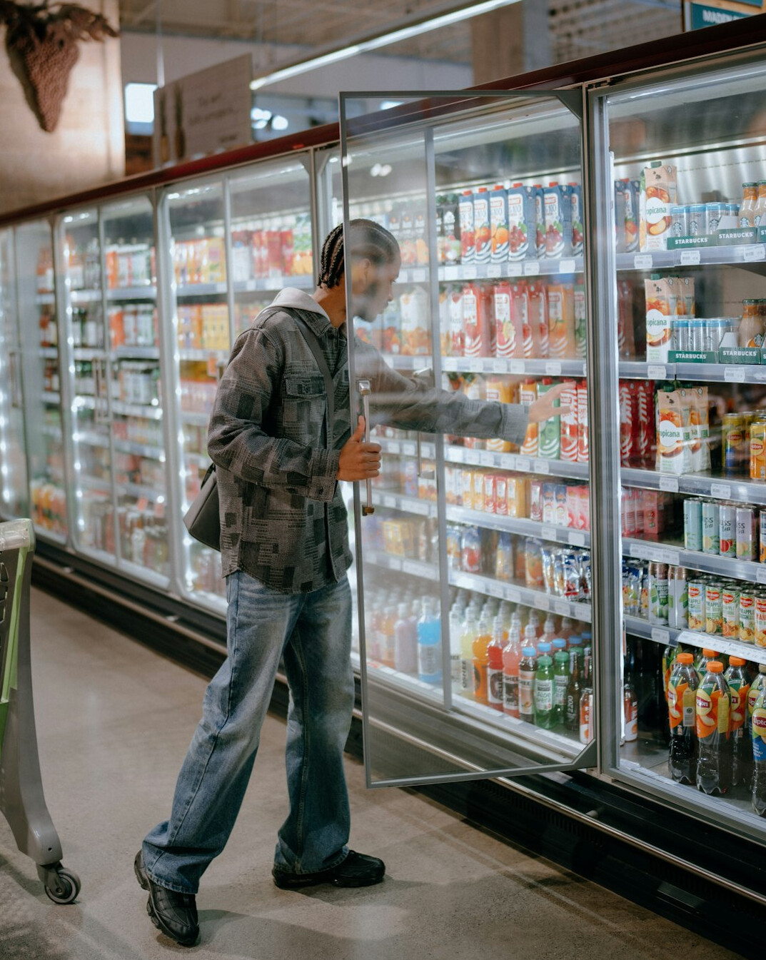 store detective watching crowd